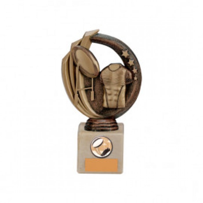 RENEGADE LEGEND RUGBY AWARD - 5 SIZES - 14CM TO 22CM